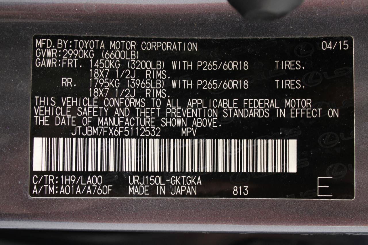 Used 2015 Lexus GX 460 w/ Premium Package AWD/4WD image 96