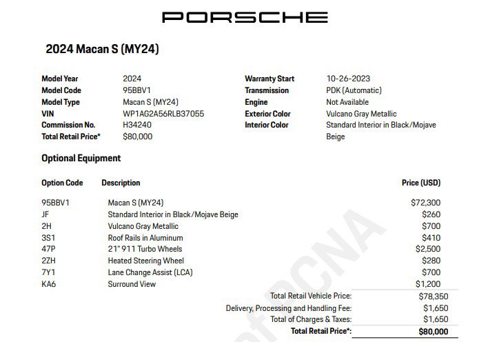 Certified 2024 Porsche Macan S AWD/4WD image 12