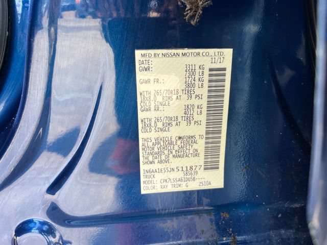 Used 2018 Nissan Titan SV w/ SV Convenience Package AWD/4WD image 24