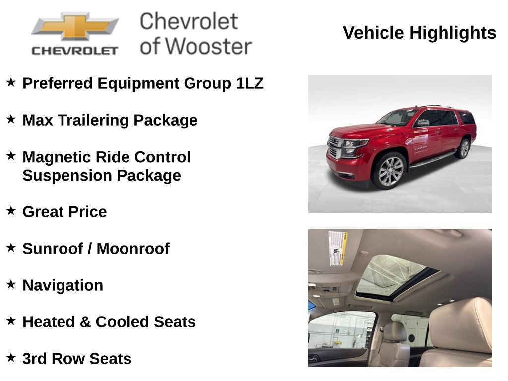 Used 2015 Chevrolet Suburban LTZ w/ Max Trailering Package AWD/4WD image 2