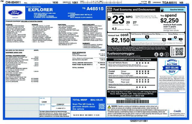 New 2026 Ford Explorer ST-Line w/ ST-Line Street Pack AWD/4WD image 4