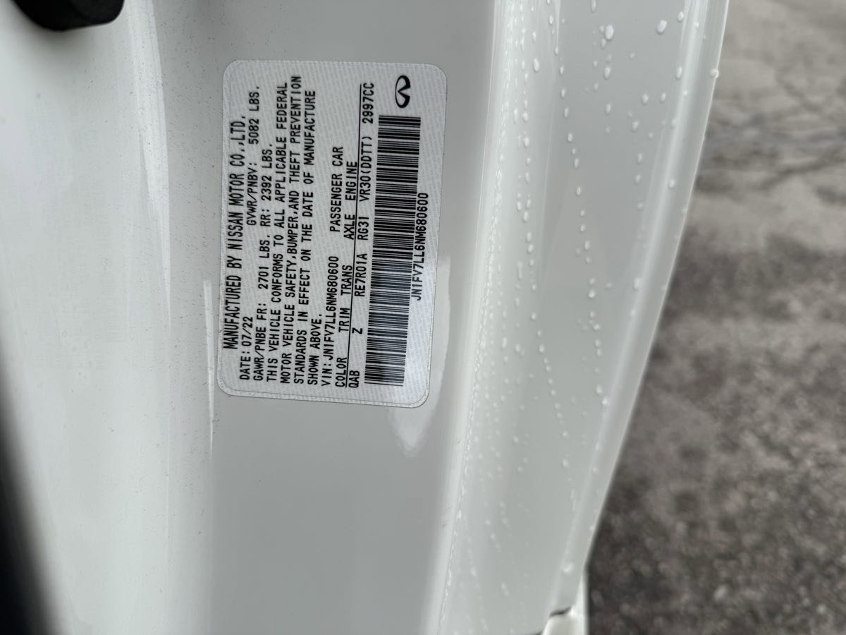 Used 2022 INFINITI Q60 Red Sport 400 w/ Cargo Package image 22