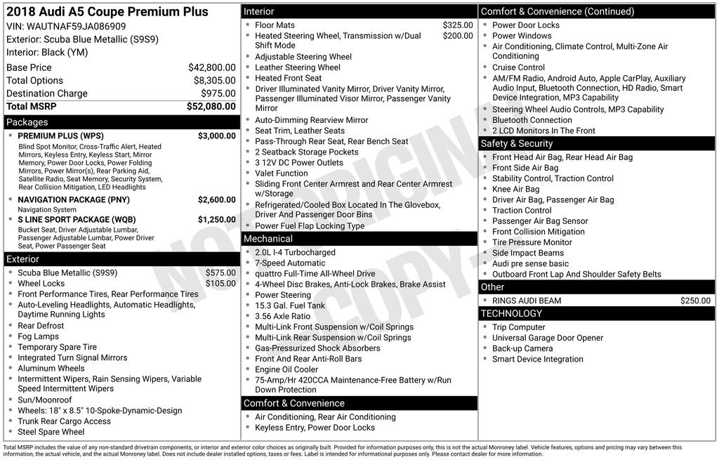 Used 2018 Audi A5 2.0T Premium Plus w/ Premium Plus image 27