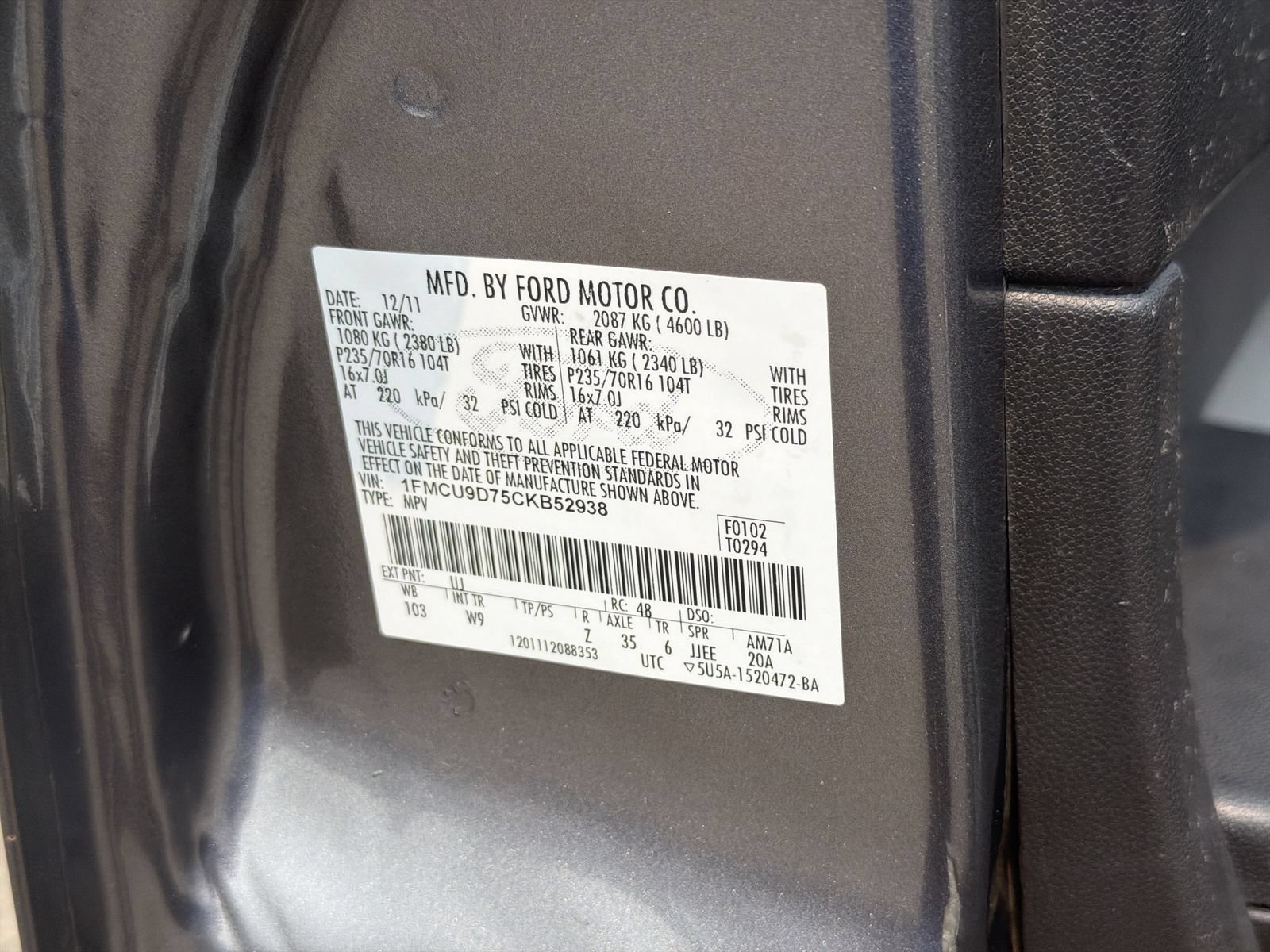 Used 2012 Ford Escape XLT AWD/4WD image 36