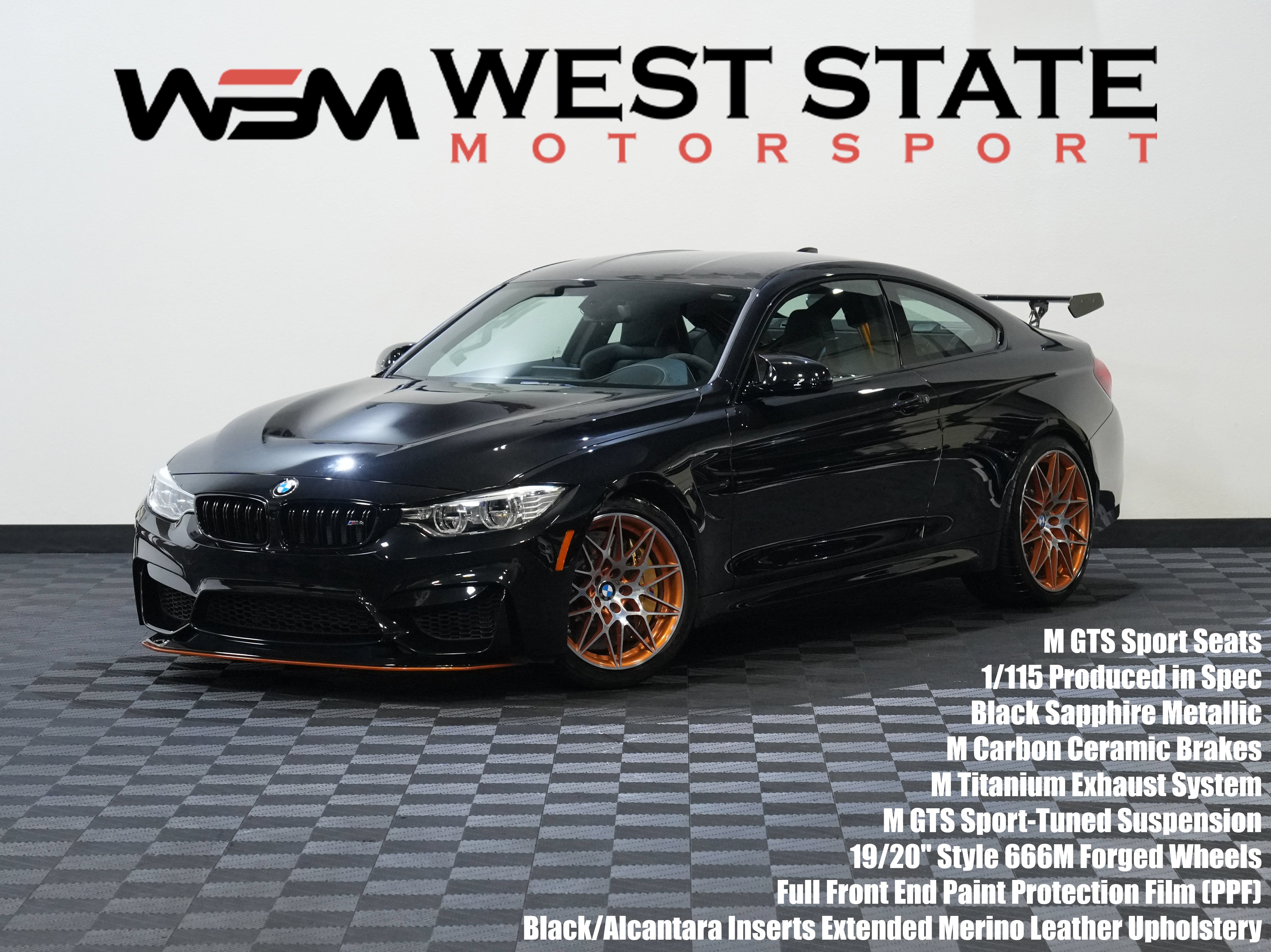 Used 2016 BMW M4 GTS