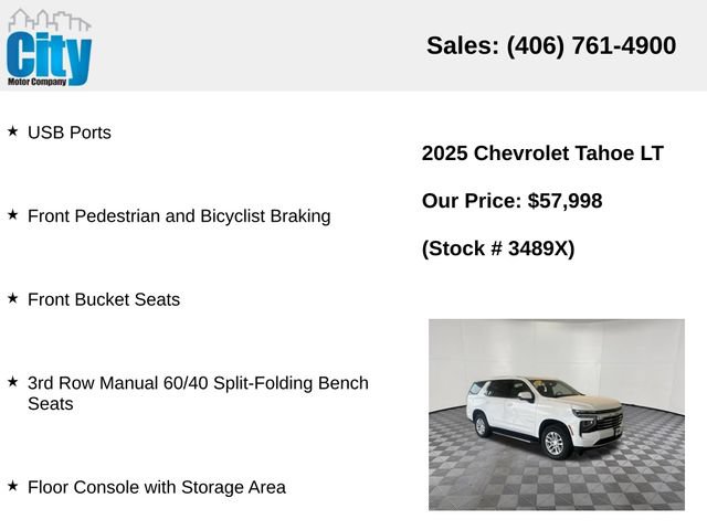 Used 2025 Chevrolet Tahoe LT AWD/4WD image 25