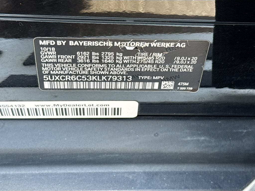 Used 2019 BMW X5 xDrive40i w/ Convenience Package AWD/4WD image 37