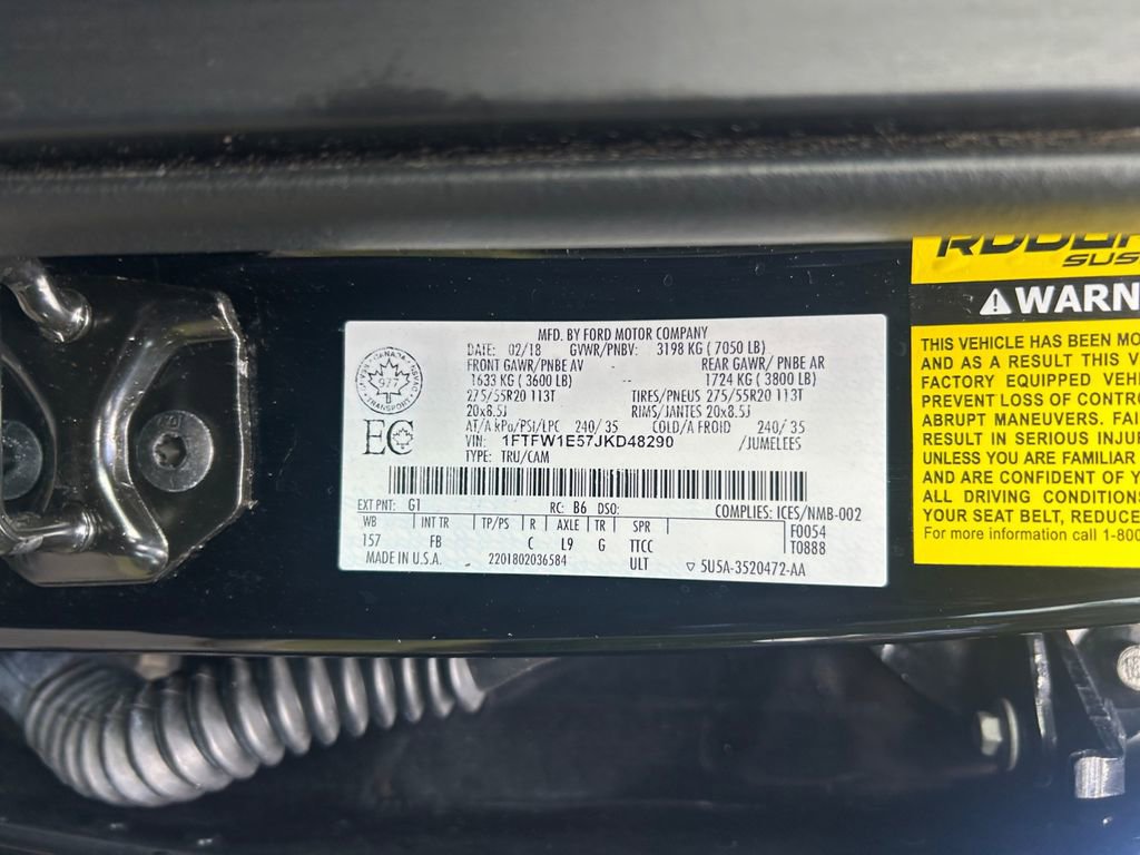 Used 2018 Ford F150 XLT w/ Equipment Group 302A Luxury image 34