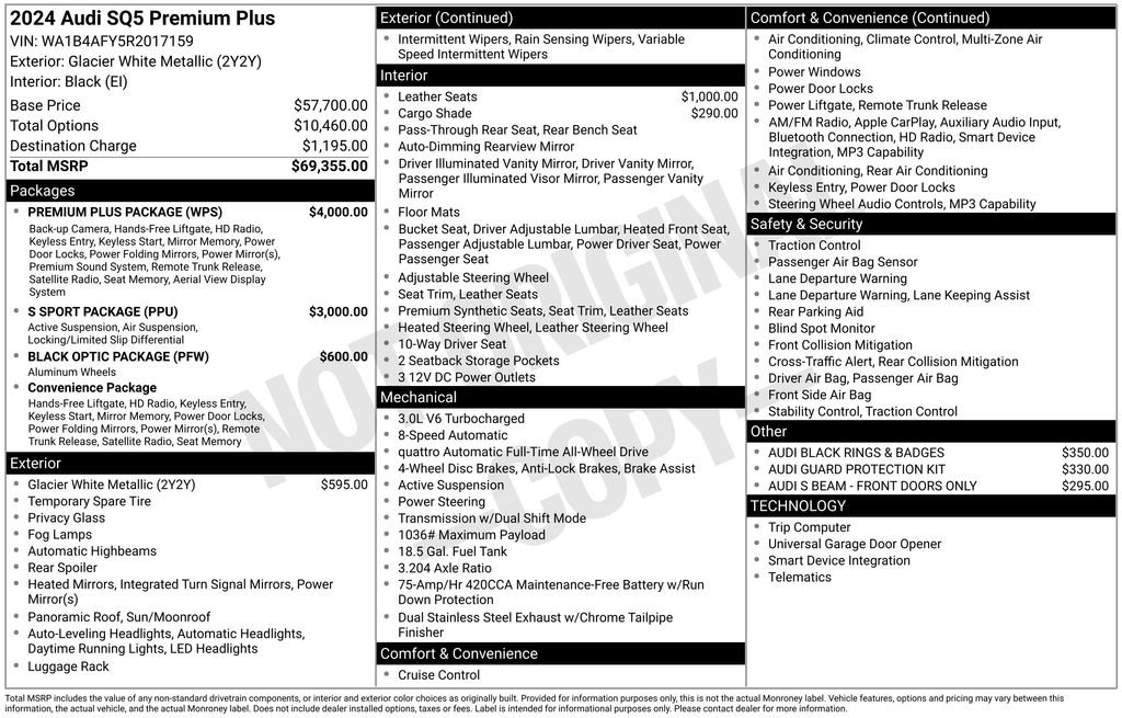 Used 2024 Audi SQ5 Premium Plus w/ Premium Plus Package image 13