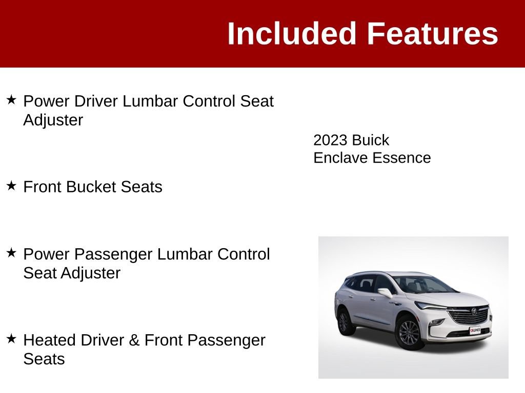 Used 2023 Buick Enclave Essence AWD/4WD image 4