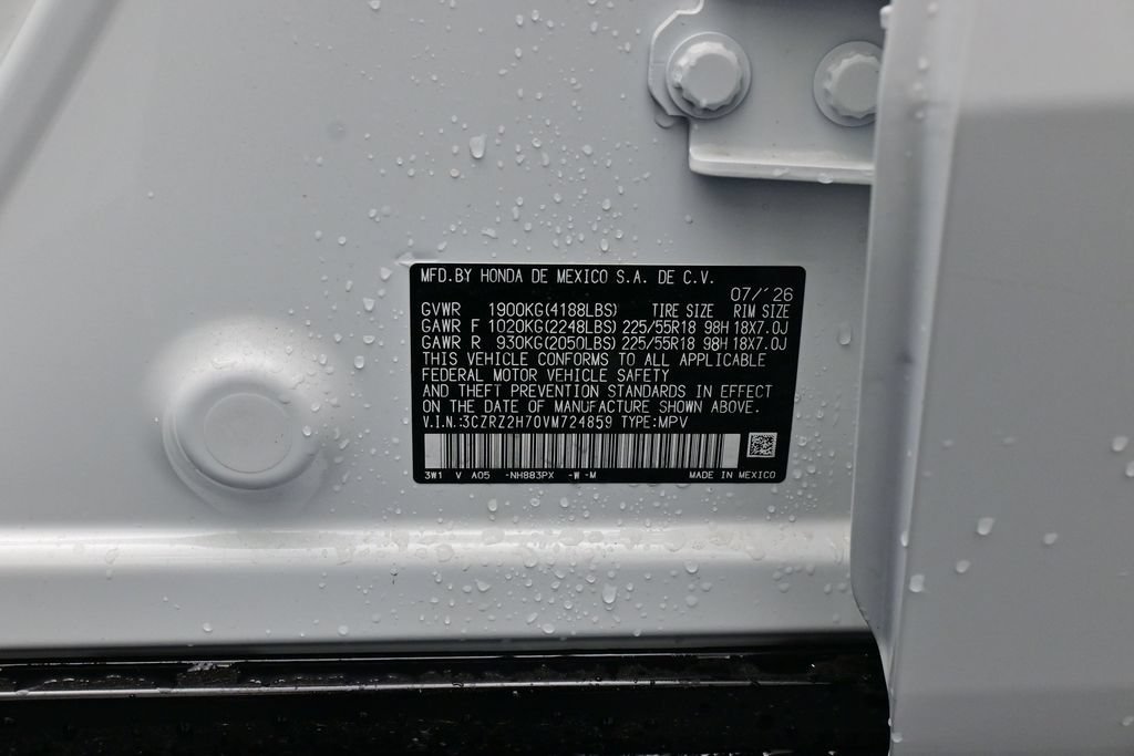 New 2027 Honda HR-V EX-L image 22