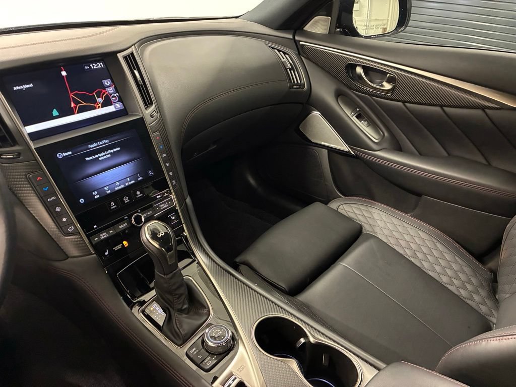Used 2024 INFINITI Q50 Red Sport 400 w/ Black Opal Edition RWD image 28