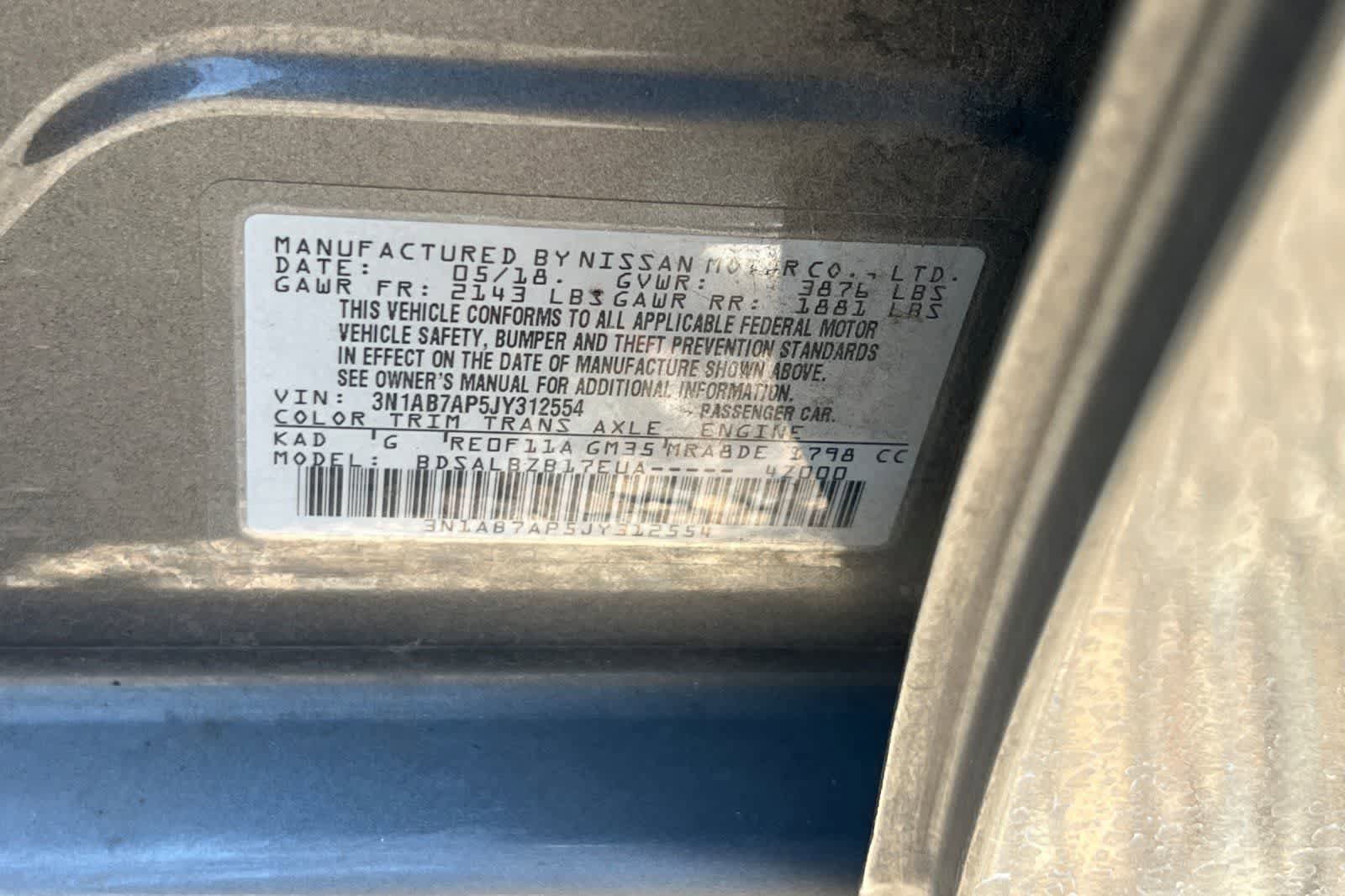 Used 2018 Nissan Sentra S image 27
