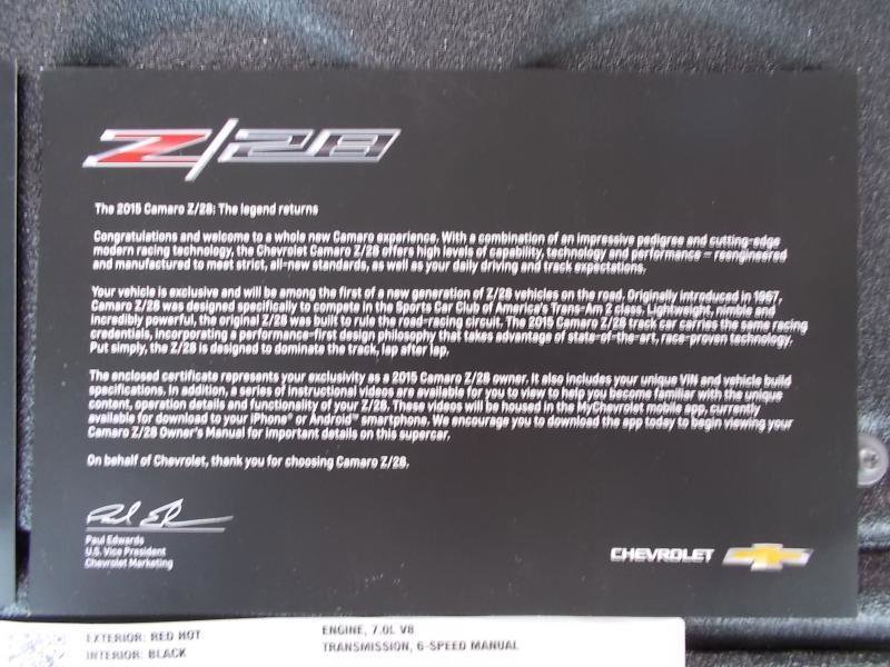 Used 2015 Chevrolet Camaro Z/28 image 80