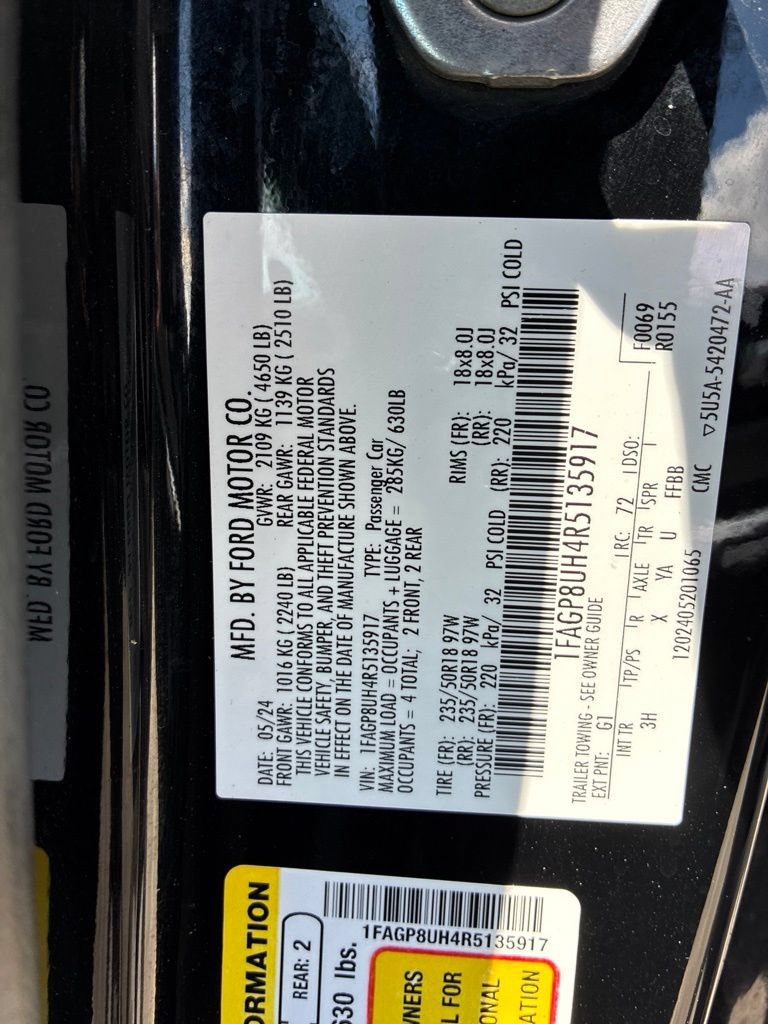 Used 2024 Ford Mustang Premium RWD image 29