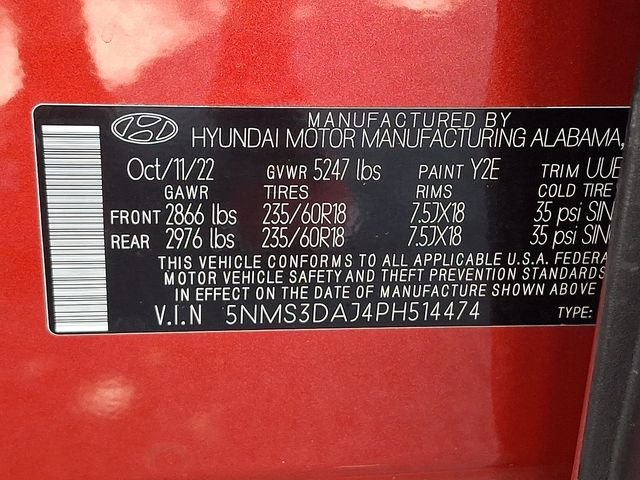 Used 2023 Hyundai Santa Fe SEL w/ Premium Package AWD/4WD image 30