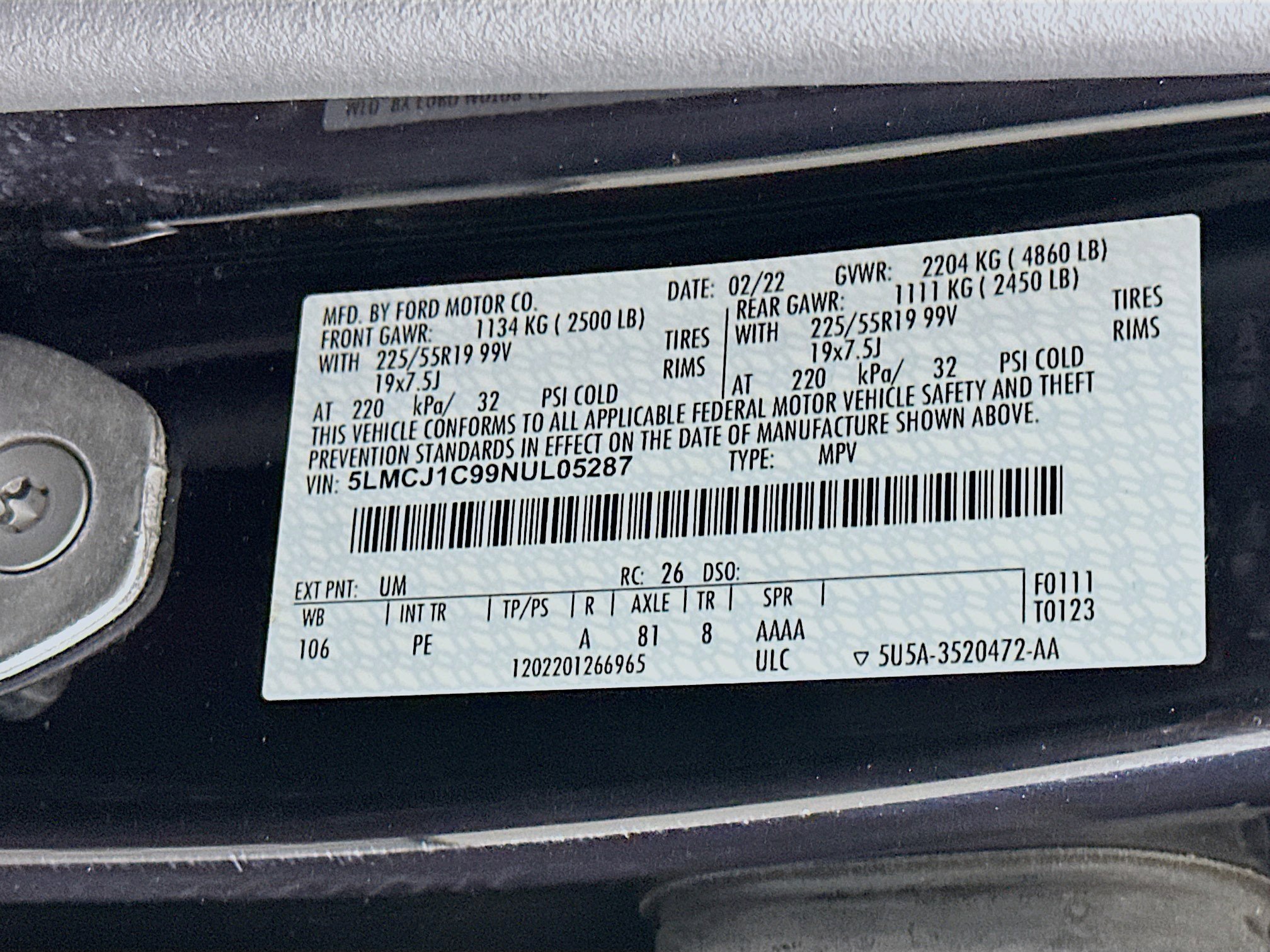 Used 2022 Lincoln Corsair FWD w/ Premium Package image 12