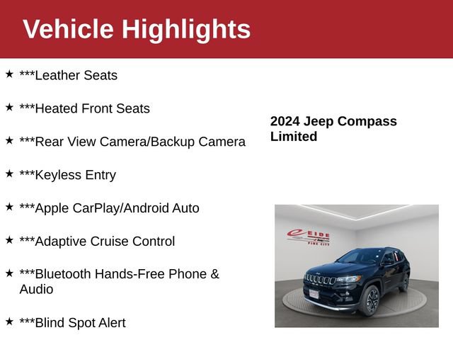 Used 2024 Jeep Compass Limited AWD/4WD image 4
