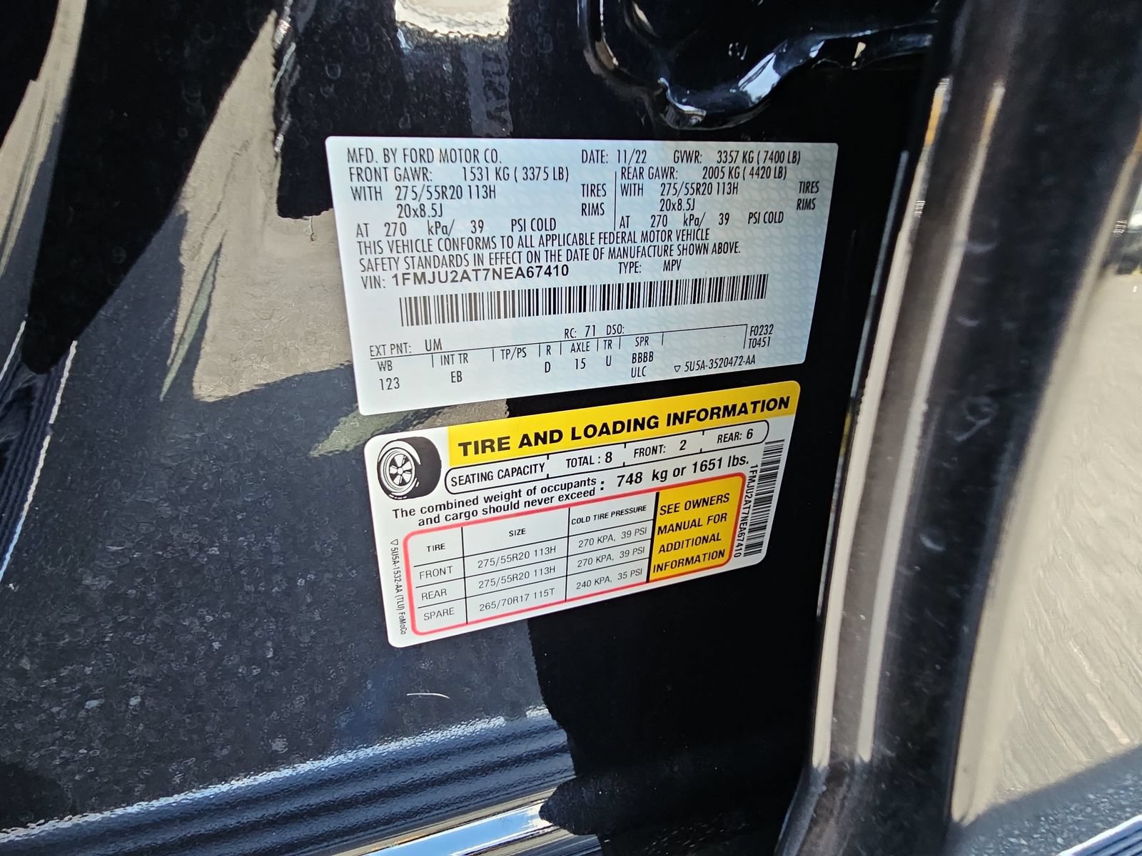 Used 2022 Ford Expedition Limited AWD/4WD image 37