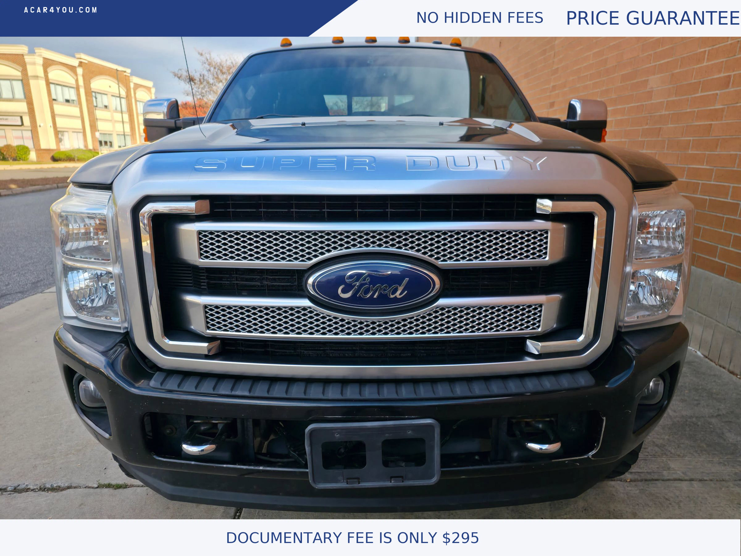 Used 2015 Ford F350 Platinum w/ Snow Plow Prep Package image 2