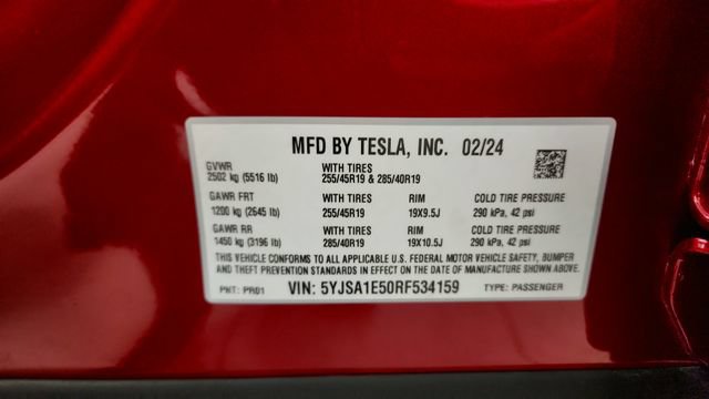 Used 2024 Tesla Model S AWD/4WD image 80