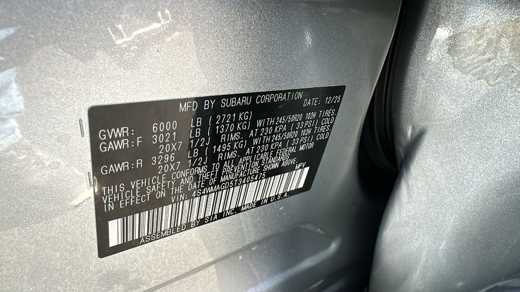 New 2026 Subaru Ascent Limited AWD/4WD image 60
