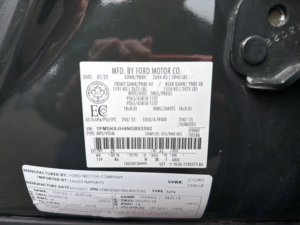 Used 2022 Ford Explorer Timberline AWD/4WD image 19