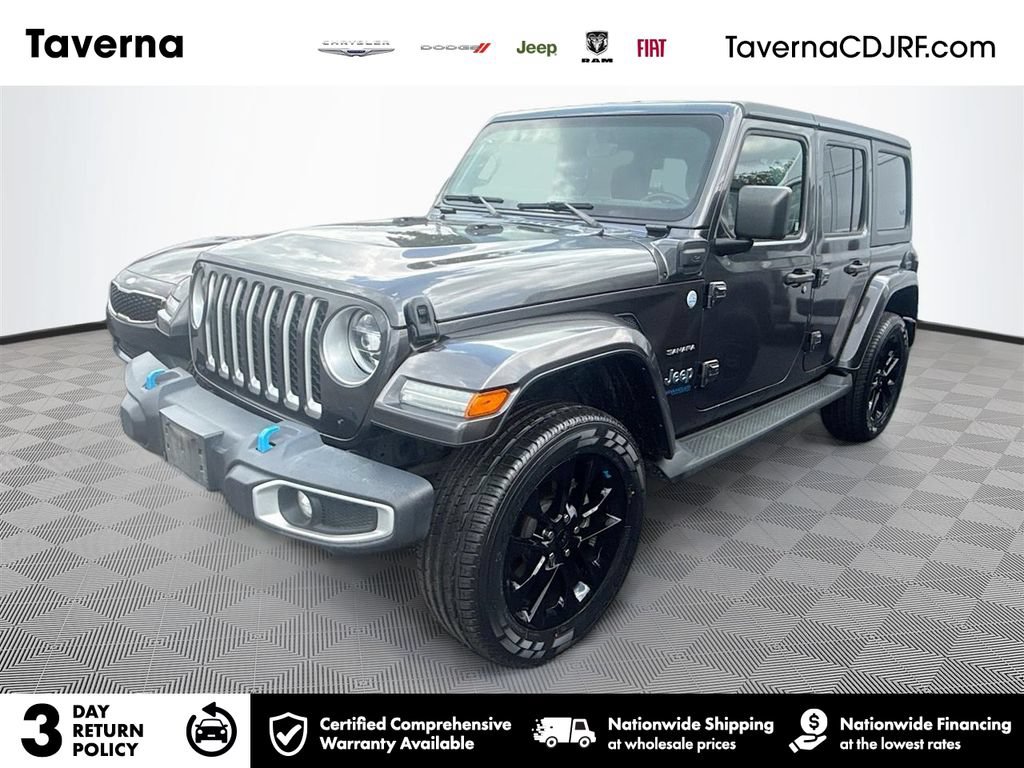 Used 2022 Jeep Wrangler Unlimited Sahara AWD/4WD image 1
