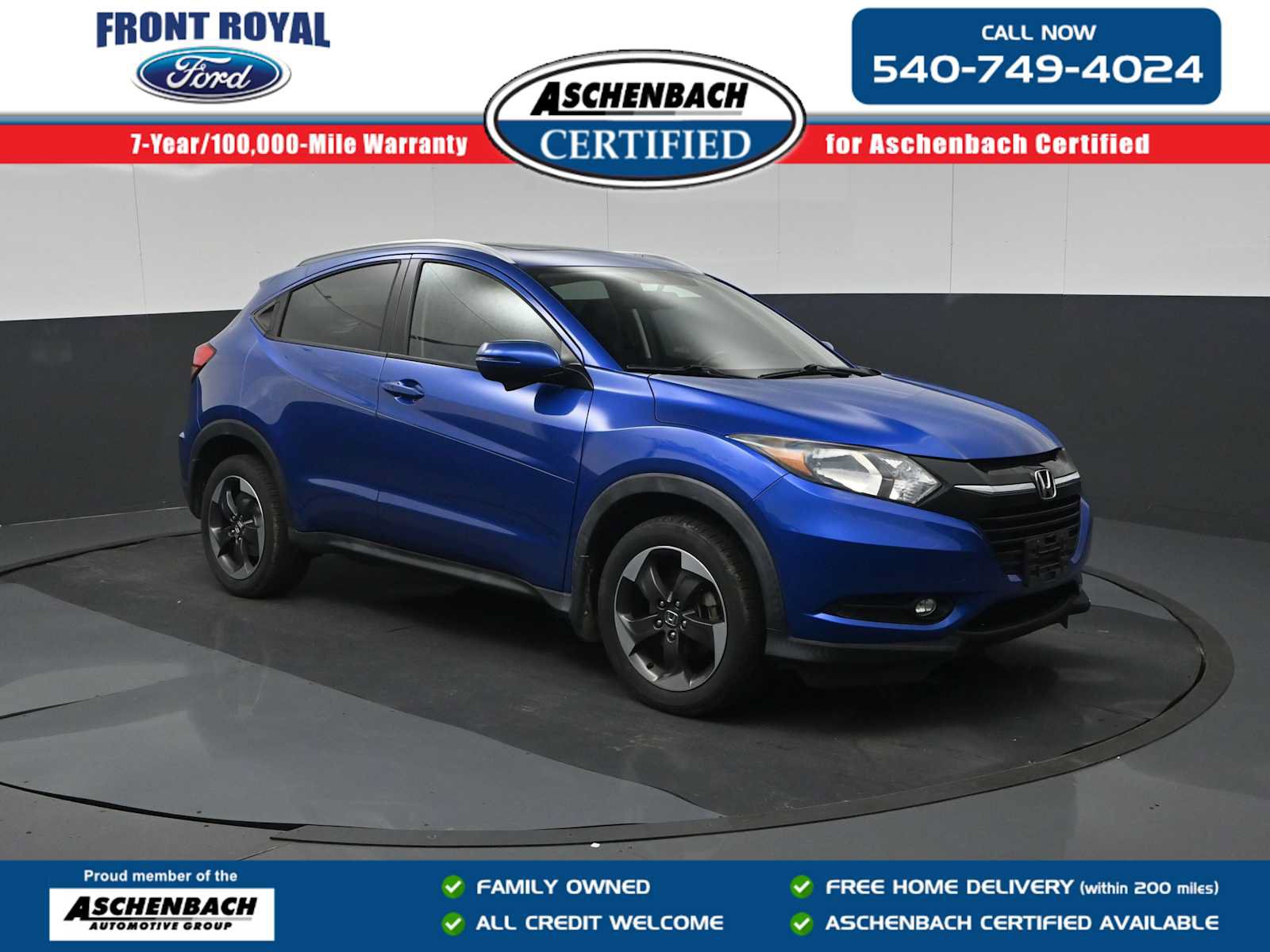 Used 2018 Honda HR-V EX-L image 1