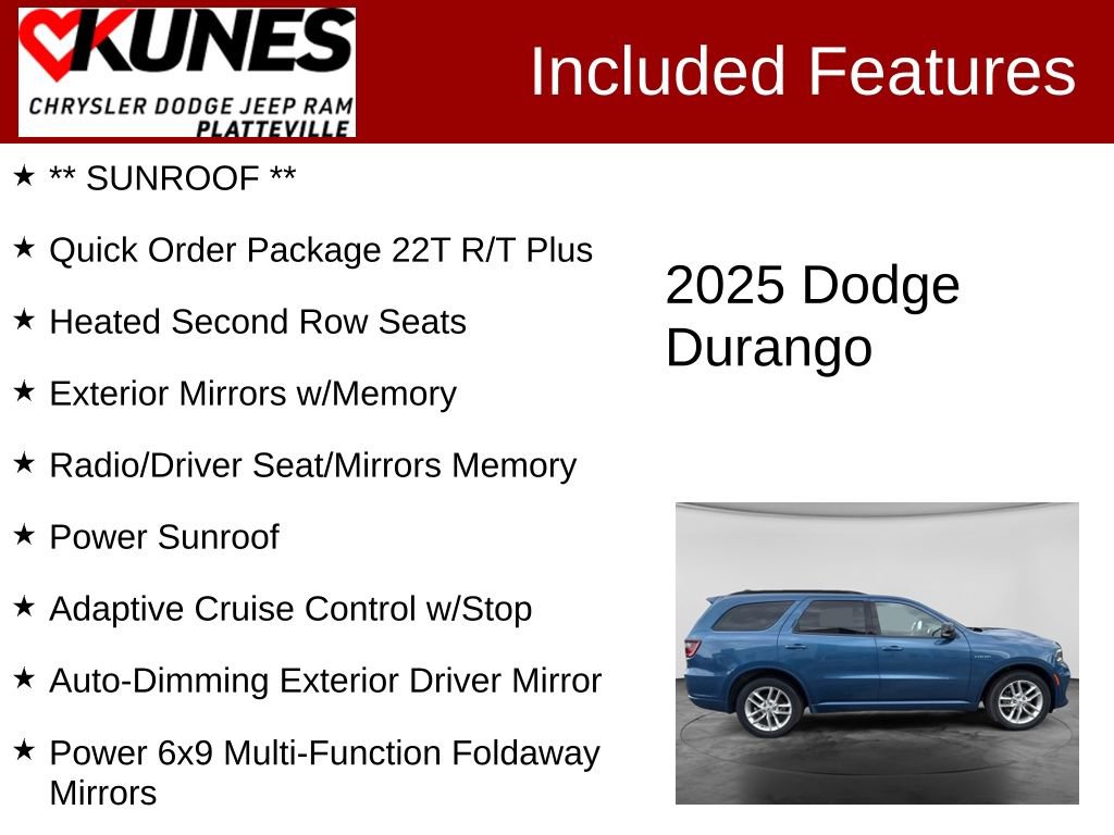 Used 2025 Dodge Durango R/T AWD/4WD image 2