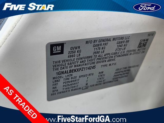 Used 2015 Chevrolet Equinox LT FWD image 17