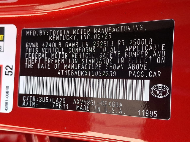 Used 2026 Toyota Camry XLE w/ Premium Plus Package image 29