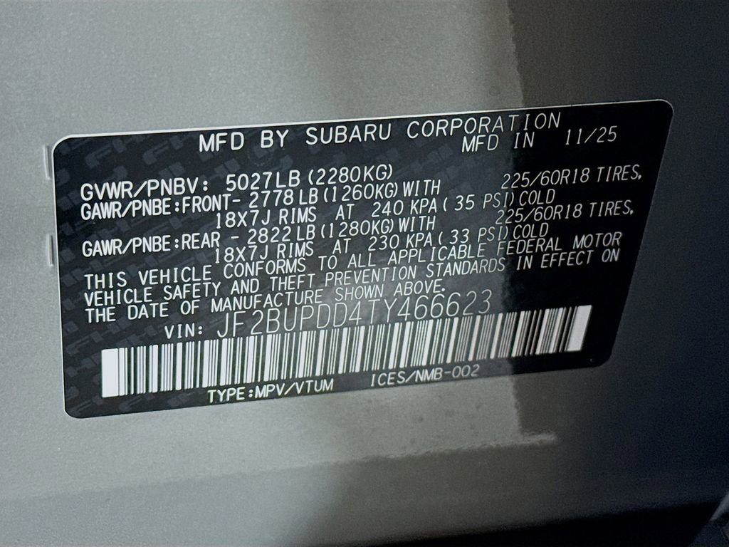 New 2026 Subaru Outback Limited image 42