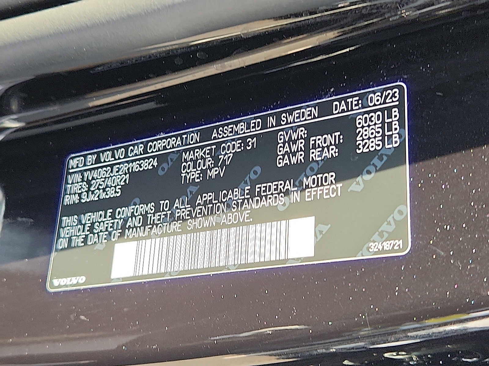 Certified 2024 Volvo XC90 B6 Plus w/ Protection Package Premier image 26