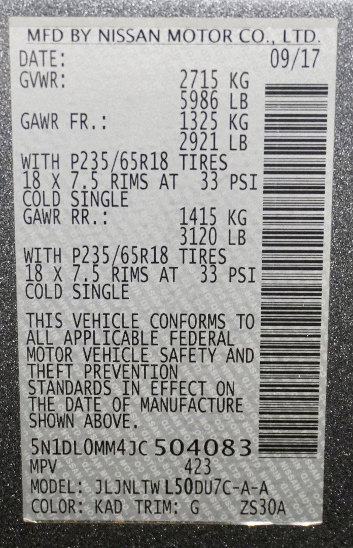 Used 2018 INFINITI QX60 AWD w/ Premium Plus Package image 59