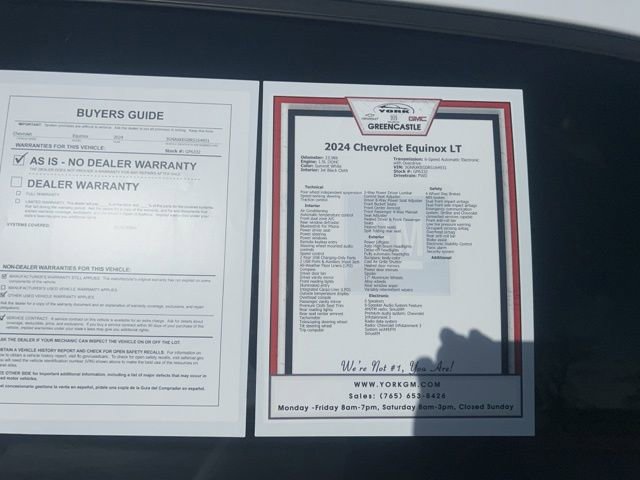 Used 2024 Chevrolet Equinox LT w/ LPO, Floor Liner Package FWD image 12