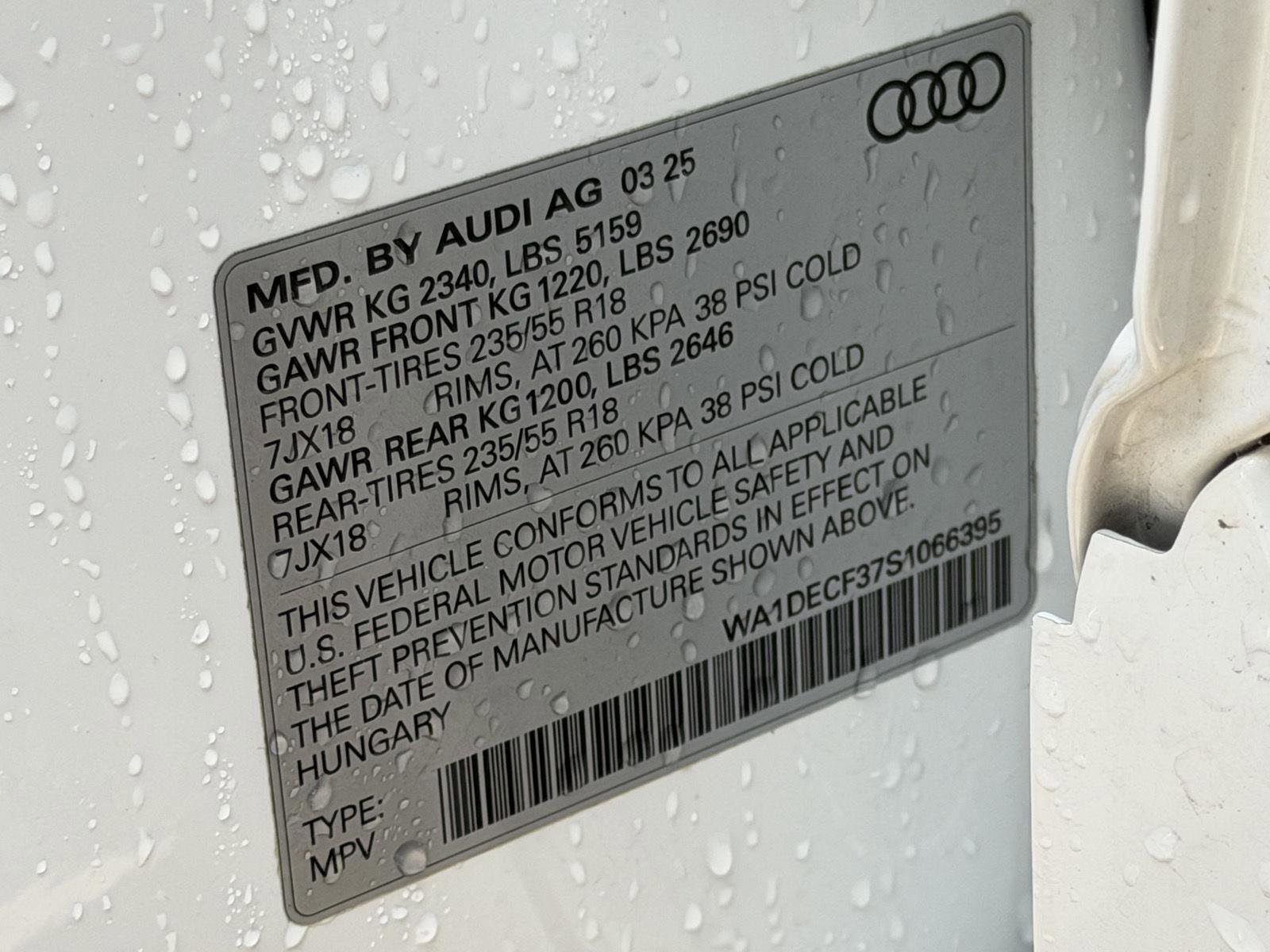 Used 2025 Audi Q3 2.0T Premium w/ Convenience Package AWD/4WD image 25