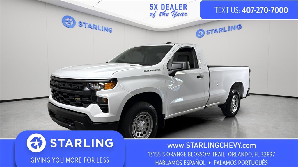 Certified 2025 Chevrolet Silverado 1500 W/T w/ WT Value Package