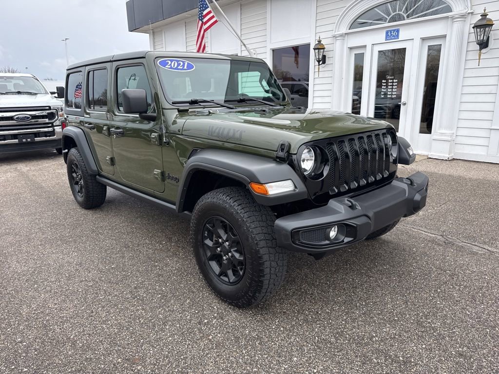 Used 2021 Jeep Wrangler Unlimited Sport AWD/4WD image 3