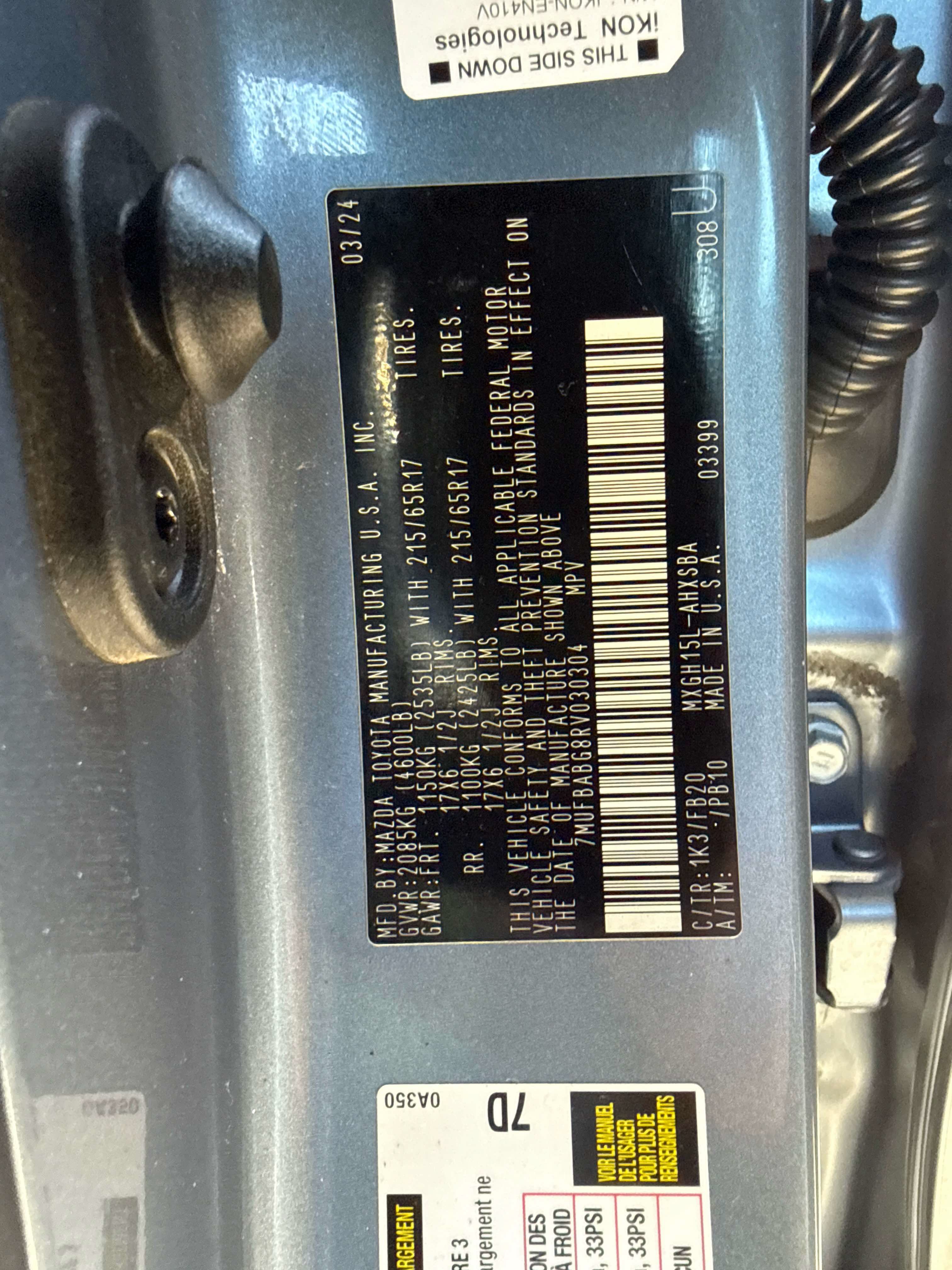 Used 2024 Toyota Corolla Cross AWD Hybrid image 27