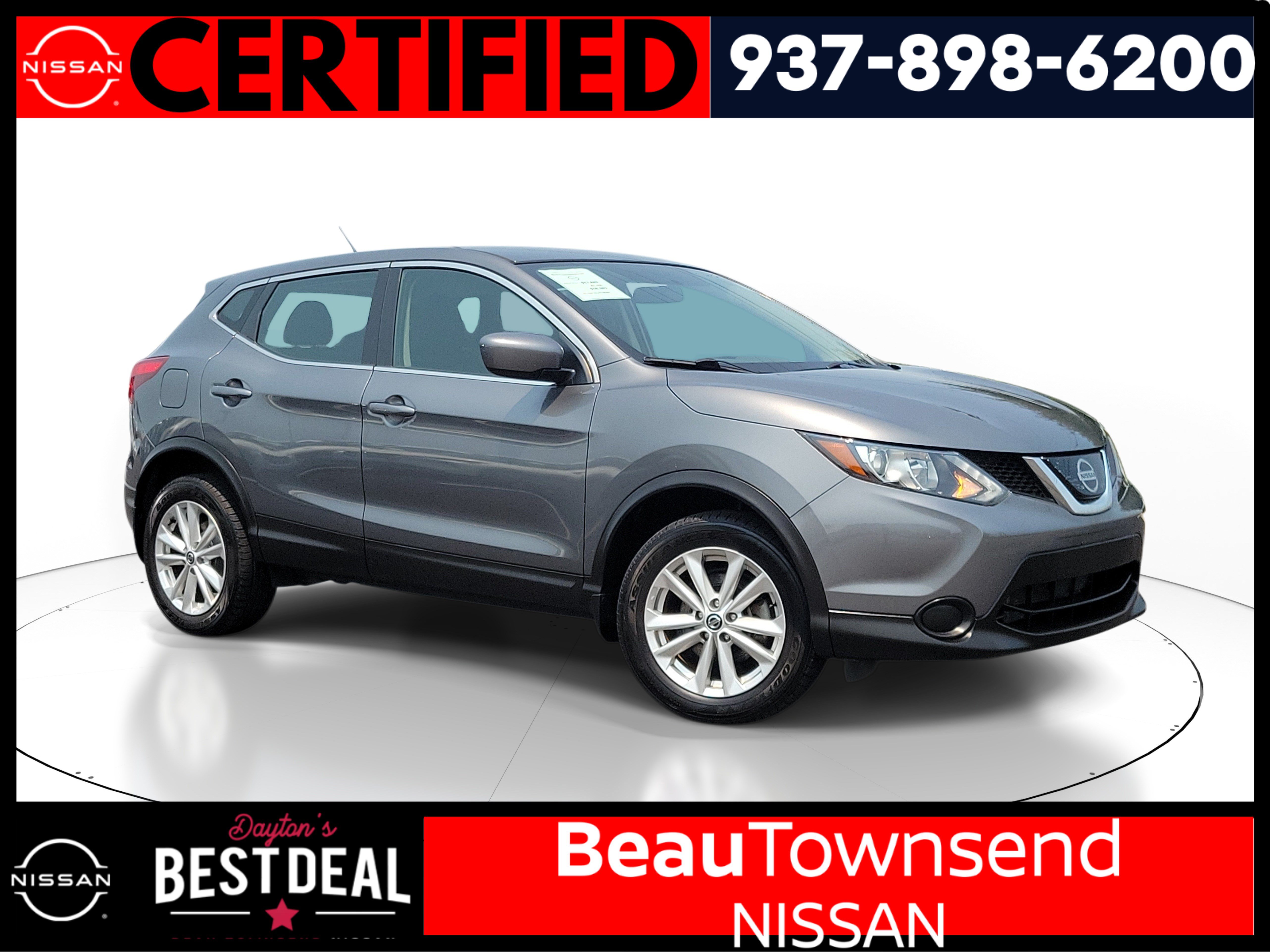 Certified 2019 Nissan Rogue Sport S w/ Appearance Package