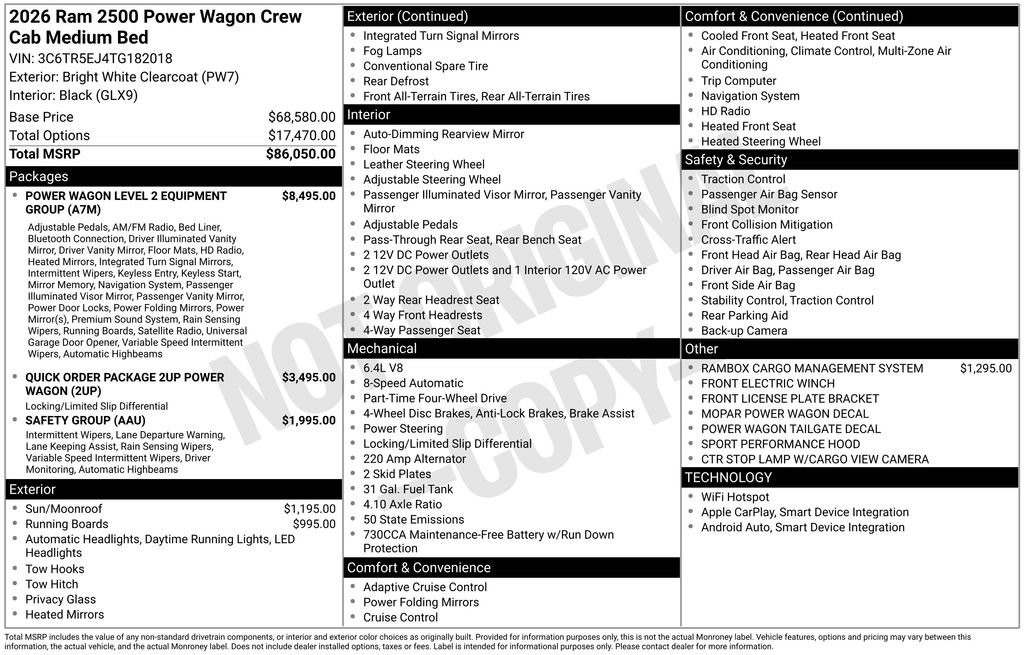 New 2026 RAM 2500 Power Wagon image 3