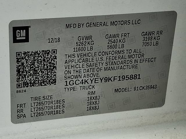 Certified 2019 Chevrolet Silverado 3500 High Country w/ Duramax Plus Package AWD/4WD image 28
