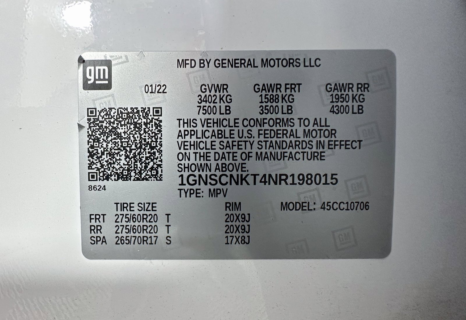 Used 2022 Chevrolet Tahoe LT w/ Luxury Package image 15