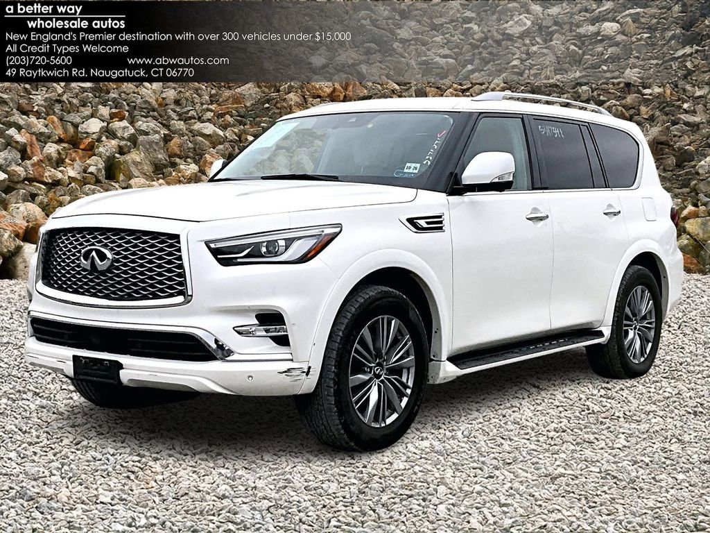 Used 2021 INFINITI QX80 Luxe w/ Cargo Package