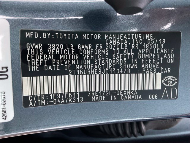 Used 2018 Toyota Corolla LE FWD image 43