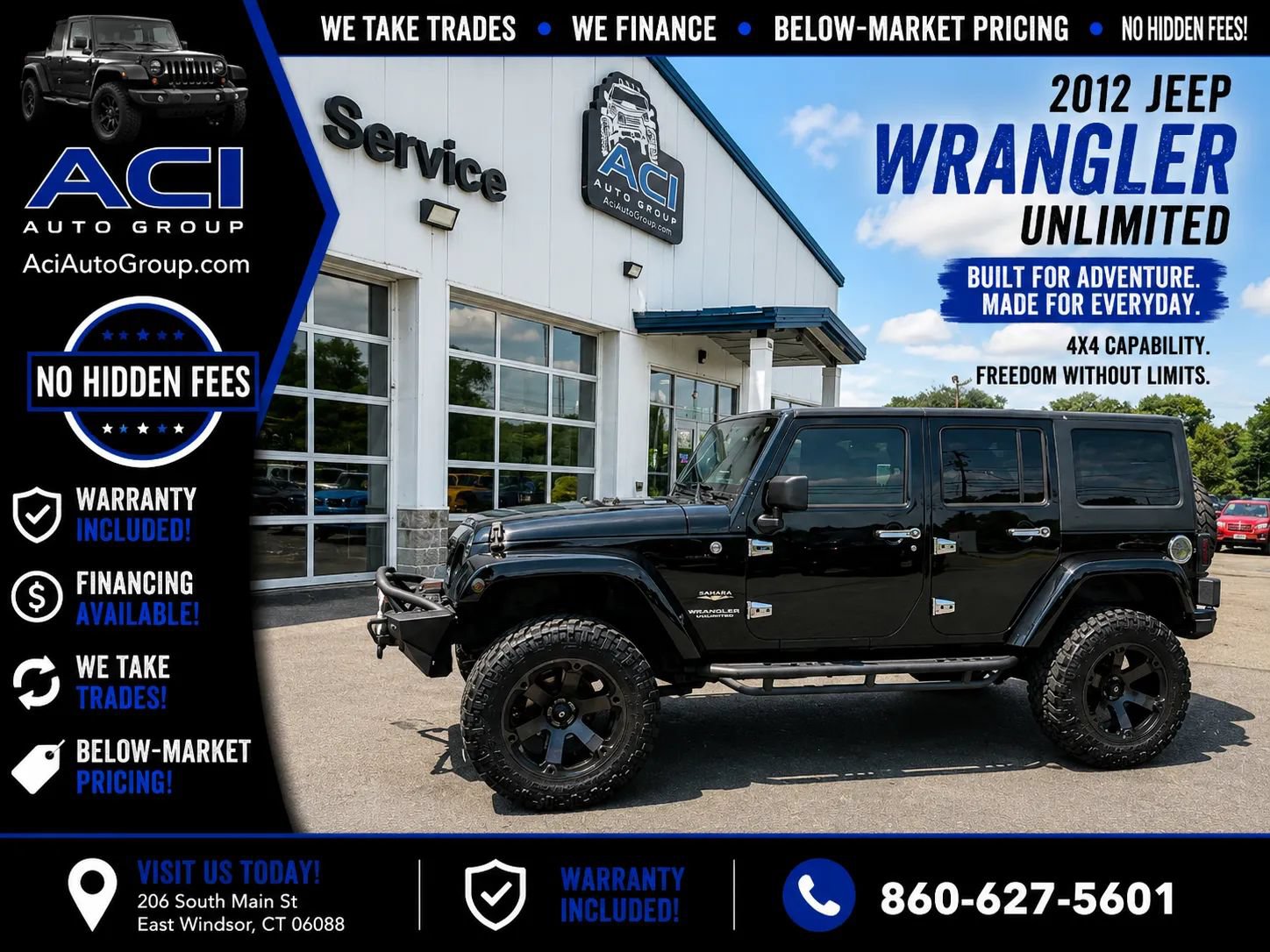 Used 2012 Jeep Wrangler Unlimited Sahara w/ Dual Top Group