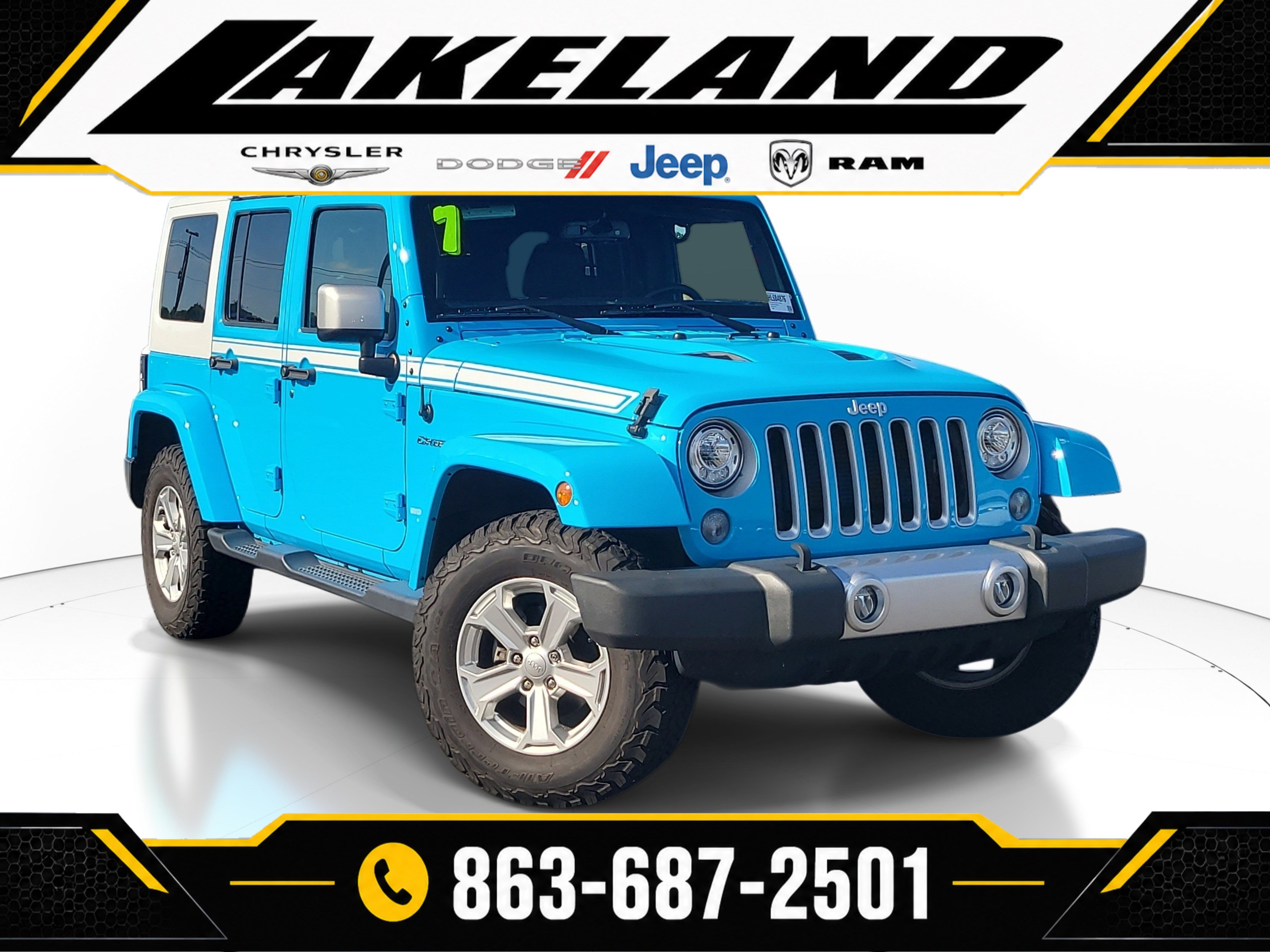 Used 2017 Jeep Wrangler Unlimited Sahara w/ Quick Order Package 24E Chief