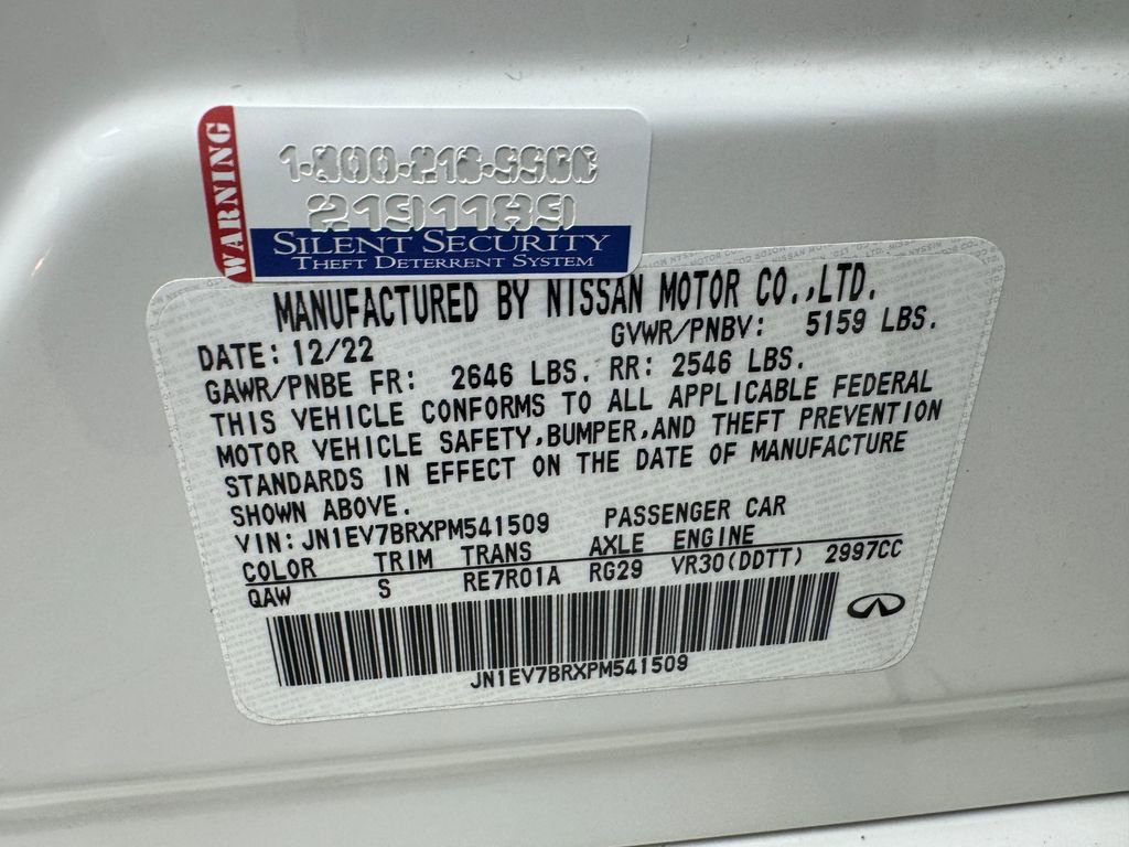 Used 2023 INFINITI Q50 Luxe w/ Cargo Package image 31