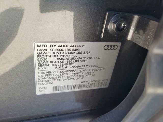 Certified 2025 Audi Q7 2.0T Premium w/ Convenience Plus Package image 32